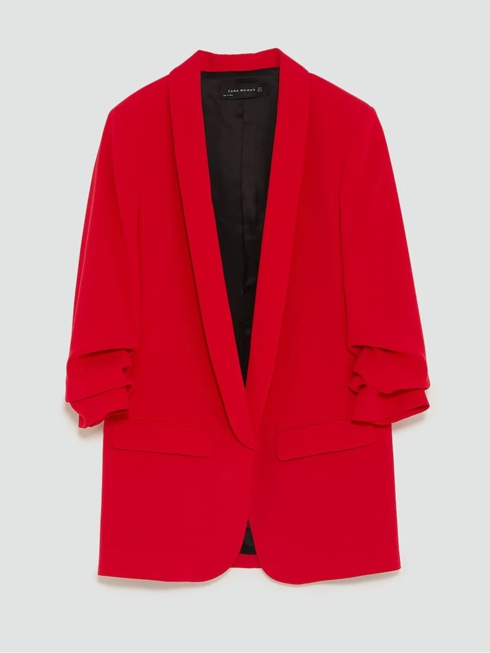 Zara Woman Eye-Catching Red Blazer!